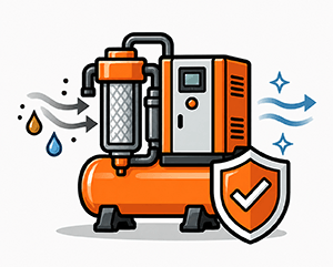 Advantages for Food Packaging & Filling Air Compressors