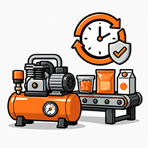 Advantages for Food Packaging & Filling Air Compressors