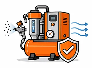 Key Advantages for Metal Finishing Air Compressor