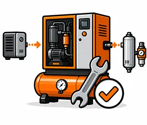 Key Advantages for Metal Finishing Air Compressor