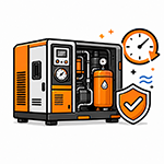 Key Advantages for Screw Air Compressor