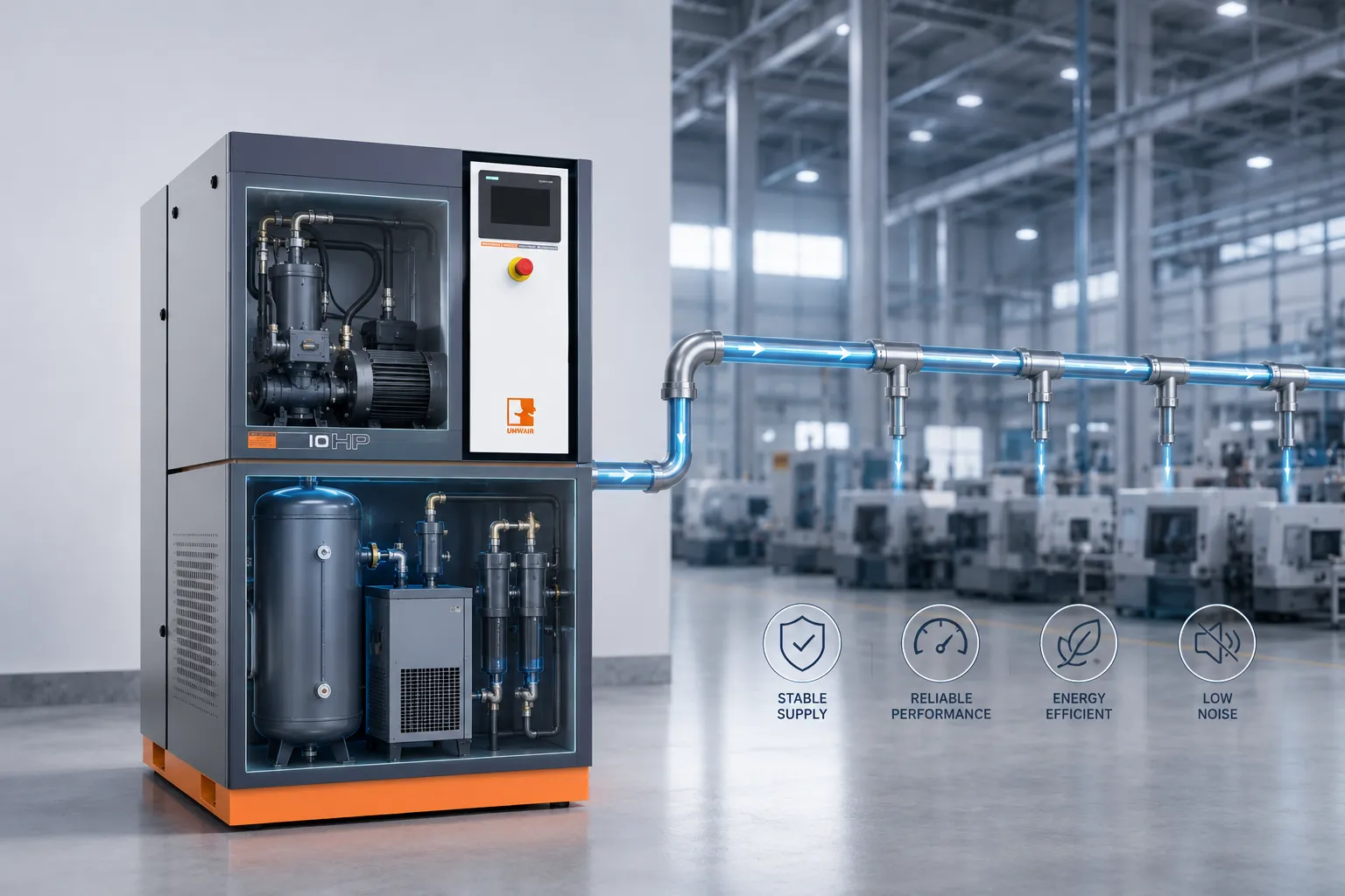 Why Heavy Metal Surface Treatment Needs Compressed Air