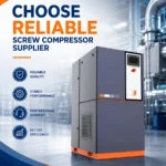 How to Choose a Reliable Screw Compressor Supplier for Industrial Use