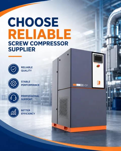 How to Choose a Reliable Screw Compressor Supplier for Industrial Use