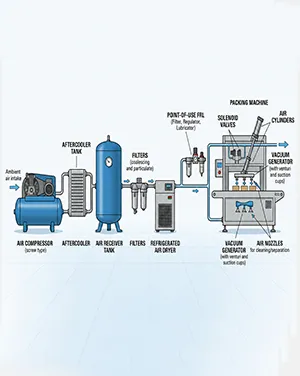 How to Select the Right Air Compressor for Packing Machines