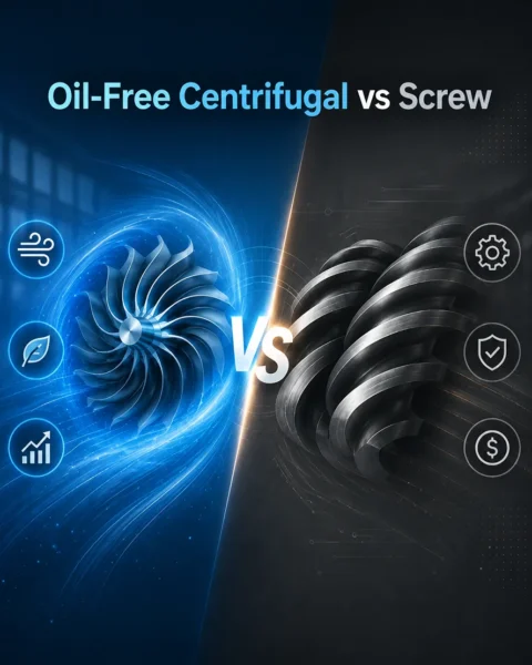 Screw vs Oil Free Centrifugal Compressor