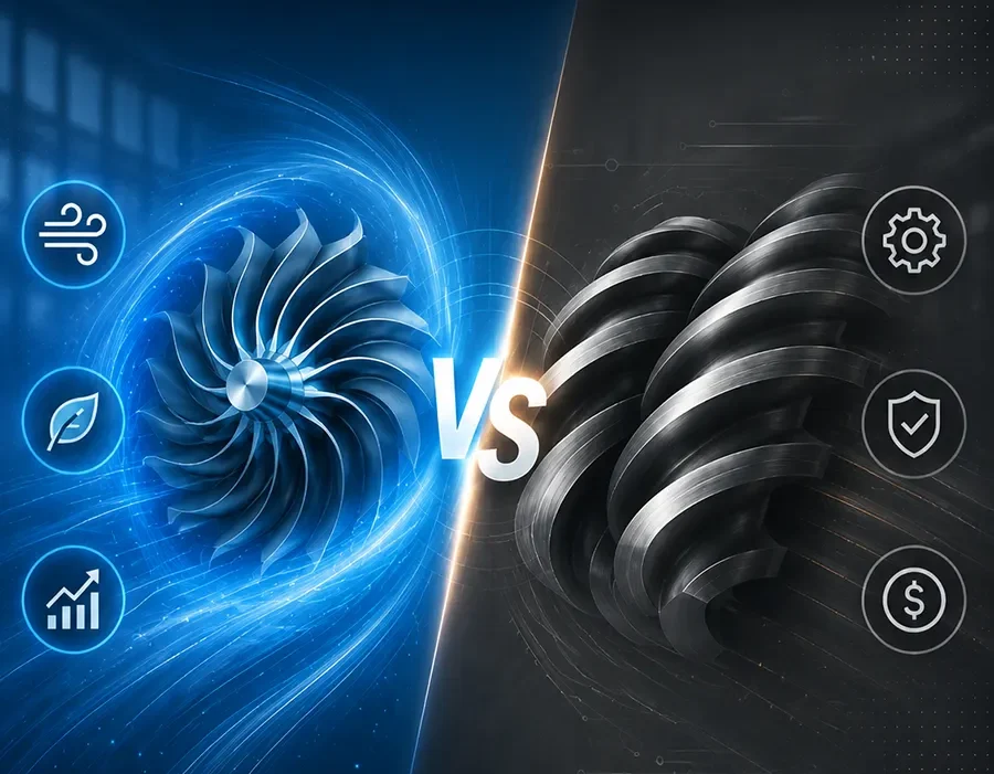 Screw vs Oil Free Centrifugal Compressor