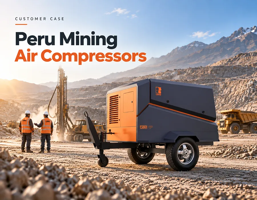 Air Compressor for Mining in Peru