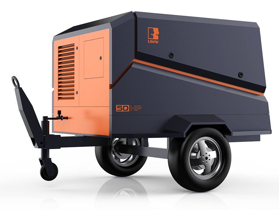 Towable Diesel Air Compressor