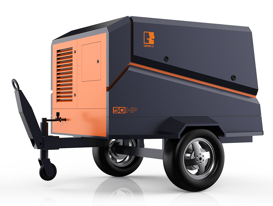 Towable Diesel Air Compressor