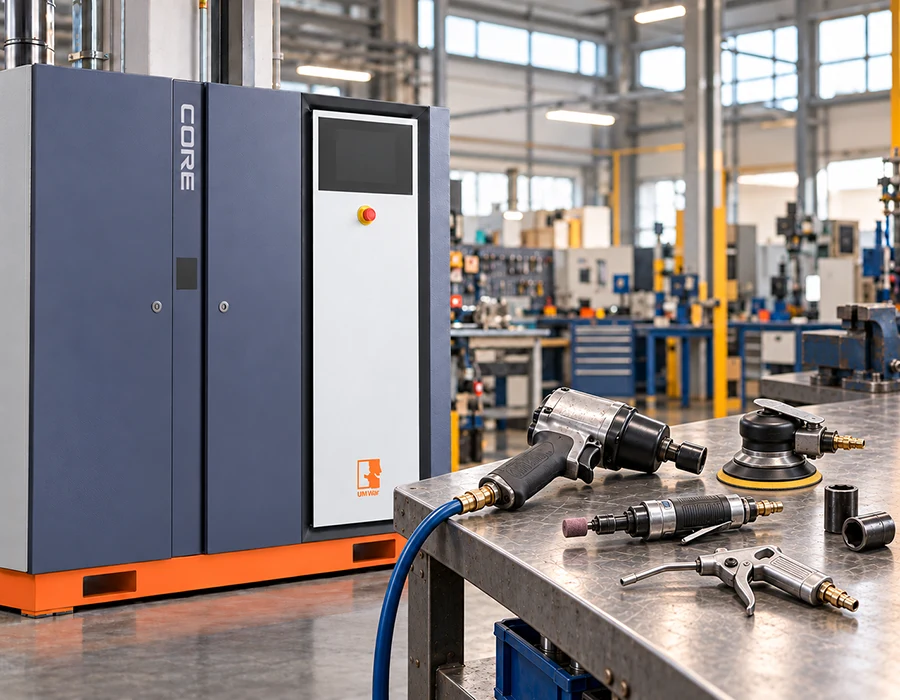 Core Series Screw Air Compressor for Pneumatic Tools