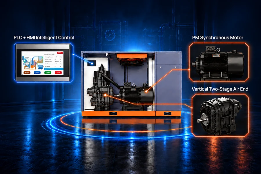 Core air compressor components